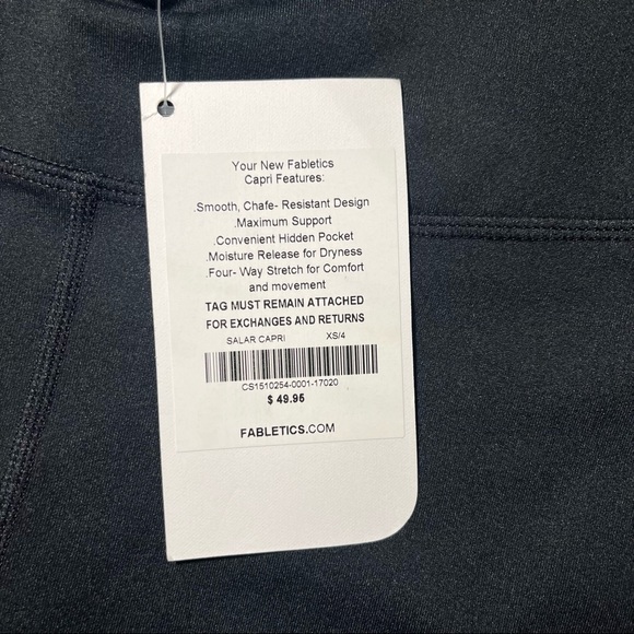 FABLETICS Black Capri Leggings - Picture 4 of 7